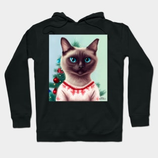 Merry Catmas Christmas Hoodie